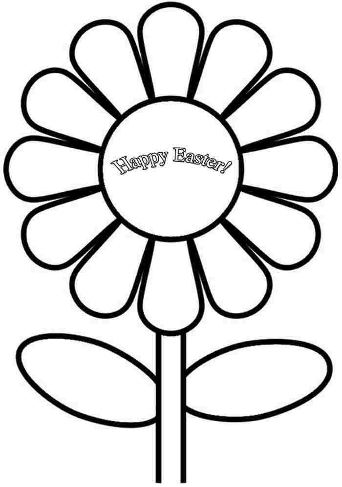 Free Printable Colouring Pages Easter Flowers For Kids & Girls 16686#