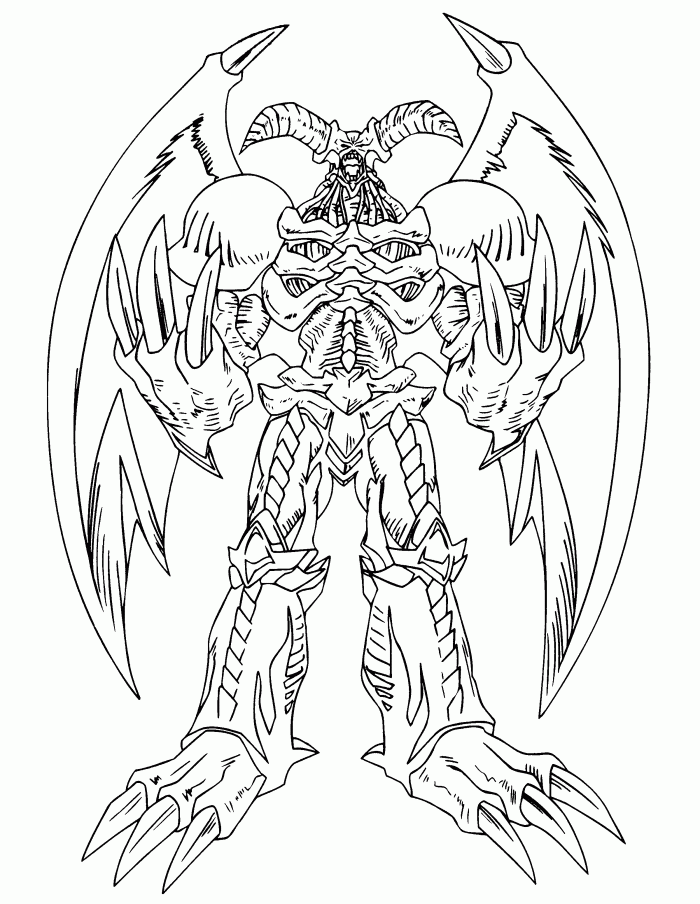 Yugioh Coloring Pages To Print Coloring Pages For Adults 