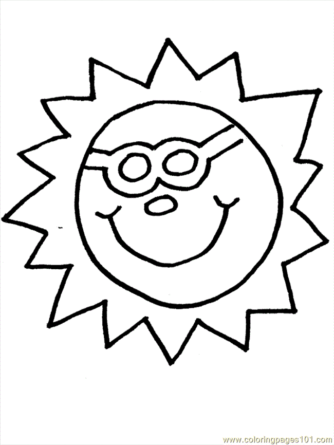 Coloring Pages Australia Sun (Countries > Australia) - free 