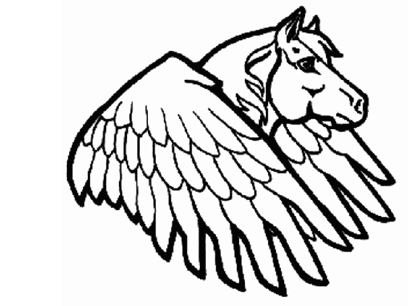 Pegasus | Free Printable Coloring Pages