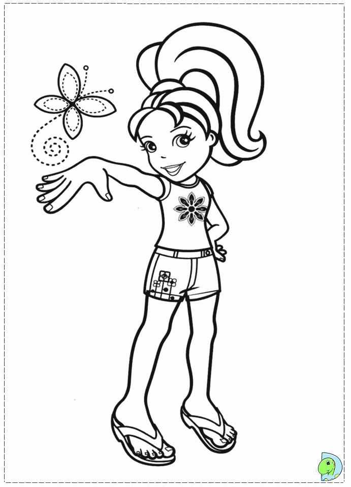 polly pocket Colouring Pages (page 3)