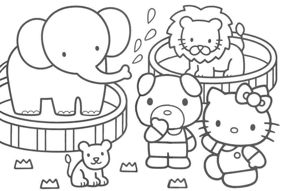 Hello Kitty Coloring Pages (17) | Coloring Kids