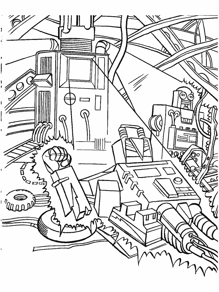 Transformers jolt Colouring Pages