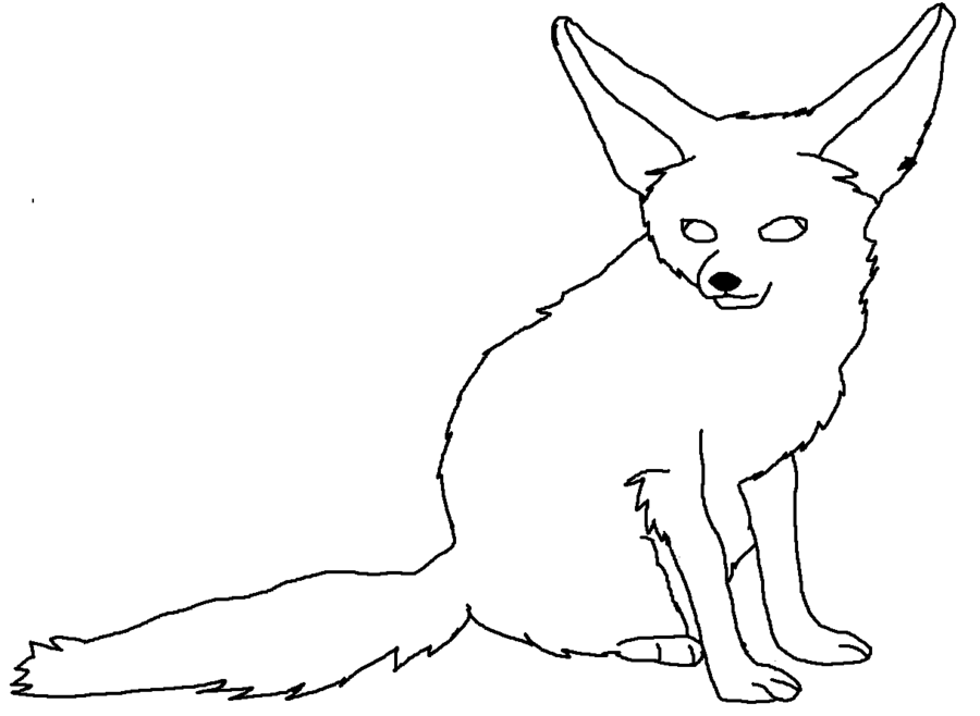 Fennec fox-Base by MartukiLoveDogs on deviantART