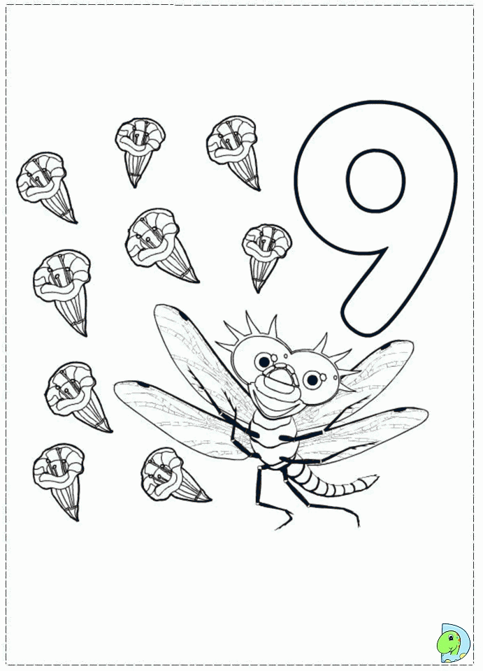 Little Miss Spider Coloring Pages