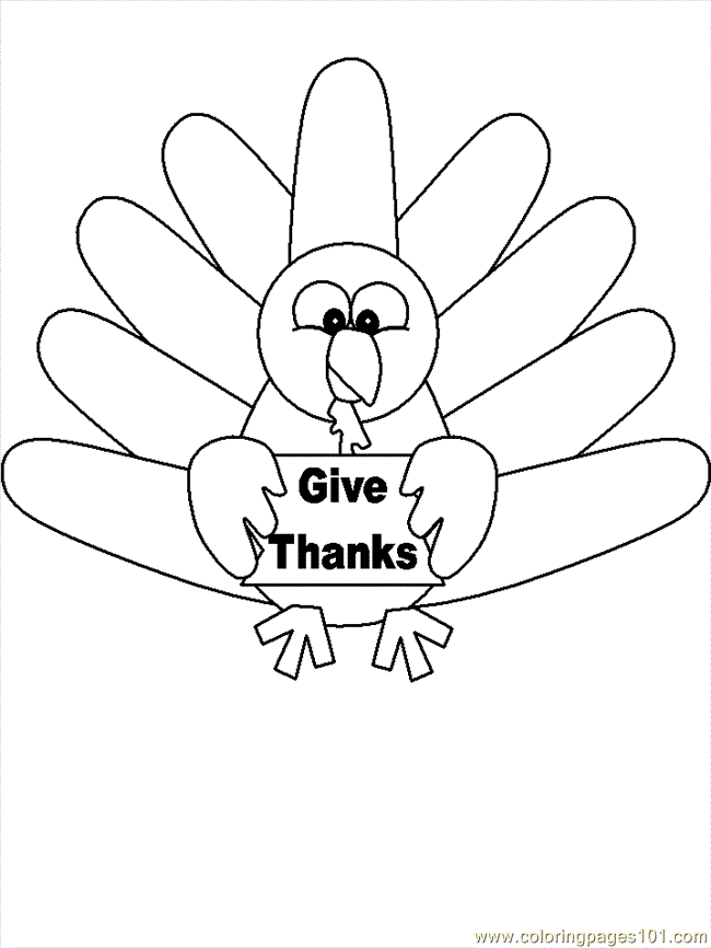 Coloring Pages Turkey Coloring 09 (Animals > Others) - free 