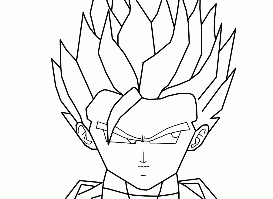 Kids Coloring Photos Of Dragon Ball Z Characters Coloring Pages 