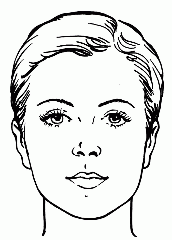 Coloring Page Face