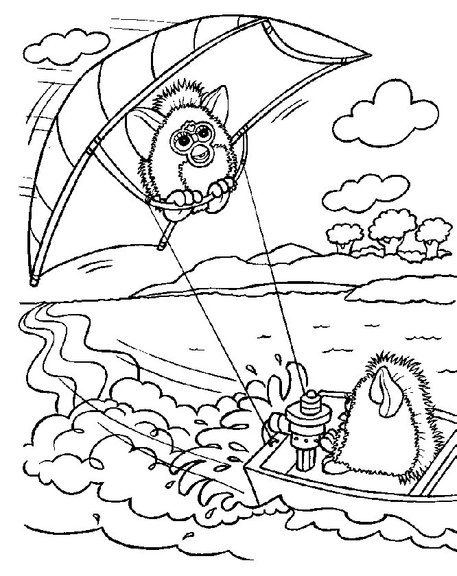 Furby Coloring Pages 509 | Free Printable Coloring Pages