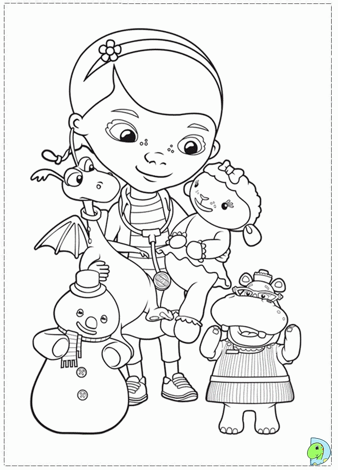 Search Results » Doc Mcstuffin Coloring Page