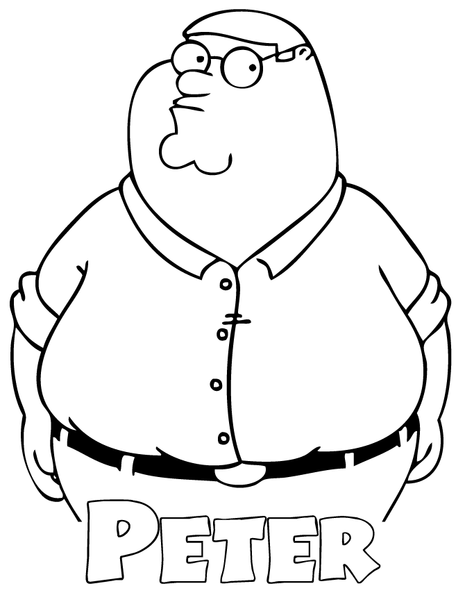 Family Guy Coloring Pages