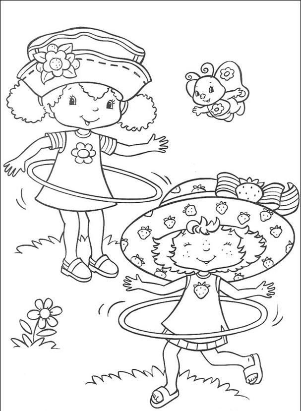 Krafty Kidz Center: Strawberry Shortcake coloring pages