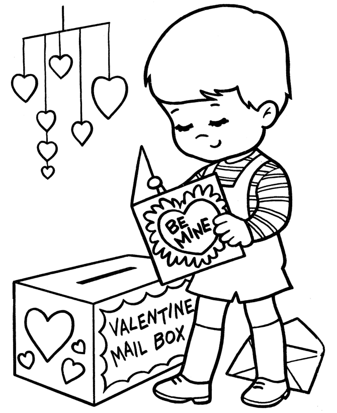 008-printable-happy-valentines | Kids Cute Coloring Pages