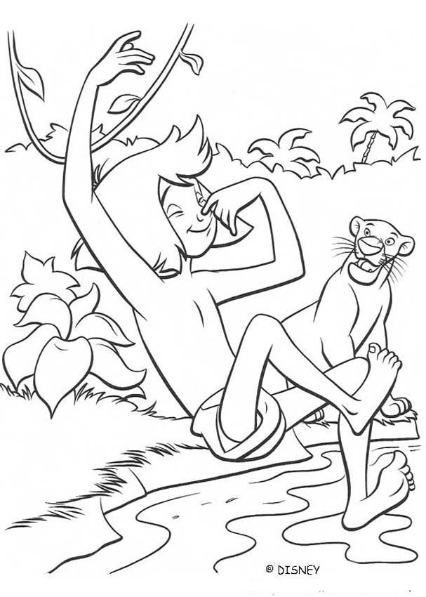 the jungle book coloring pages