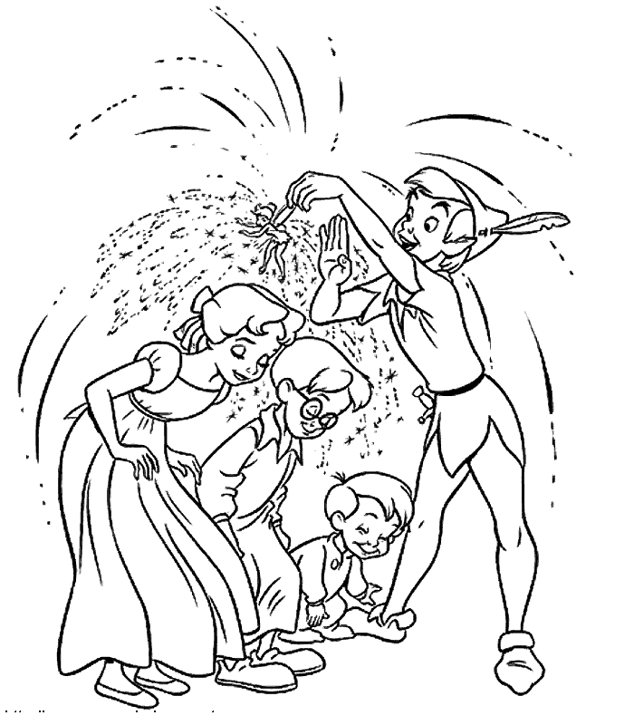 peter pan coloring pages