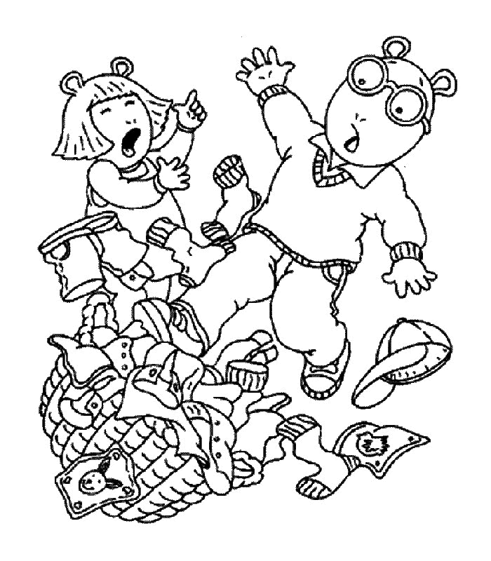 Arthur Coloring Pages Kids Printable #2110 Disney Coloring Book 