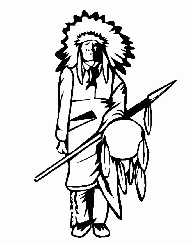 Old Indians People Coloring Pages: Old Indians People Coloring Pages