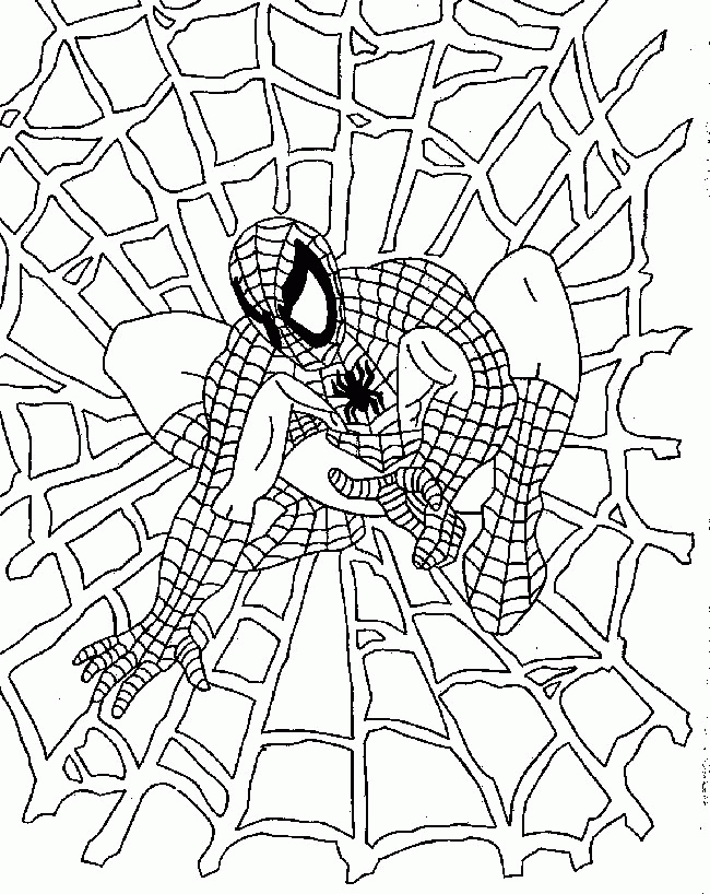 Its Headquarters Is In Spiderman Coloring For Kids - Spiderman 