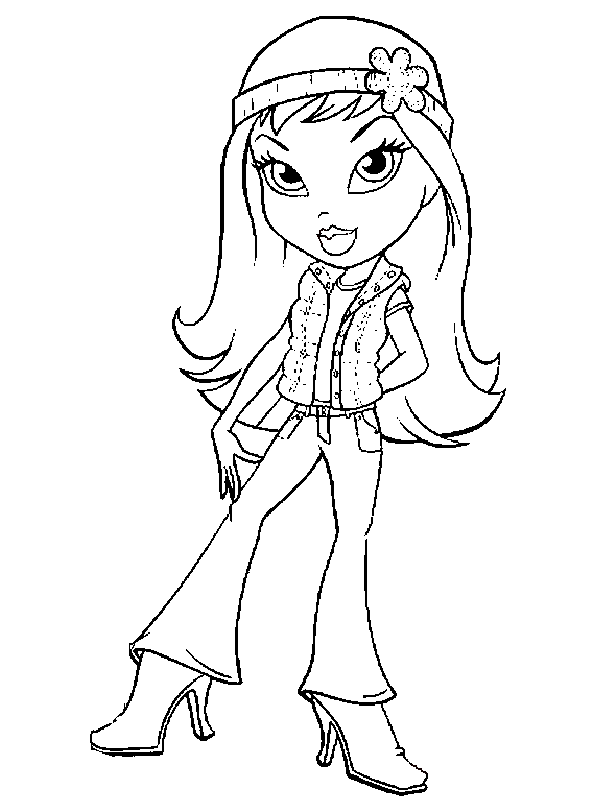 Bratz Coloring Pages (4) - Coloring Kids