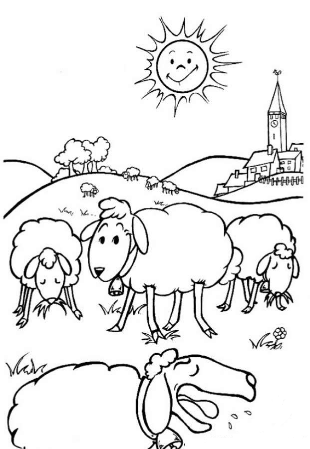 Farm Animals Coloring Pages Free Printable Download #43 Farm Farm 