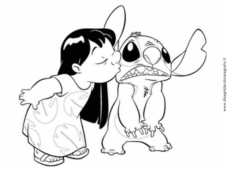 lilo stich Colouring Pages (page 3)