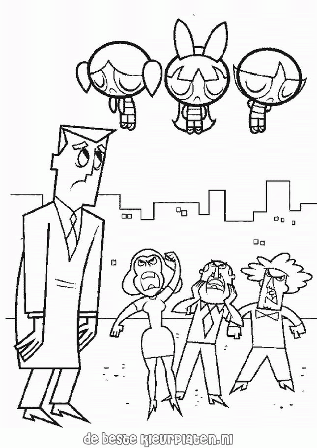 PowerPuffGirls023 - Printable coloring pages