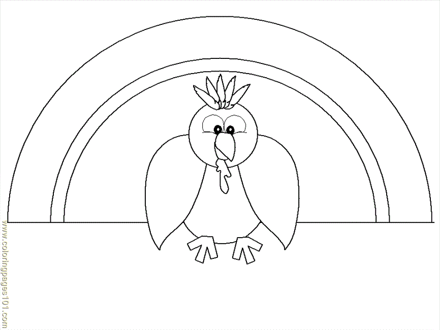 Coloring Pages Turkey Coloring 10 (Animals > Others) - free 