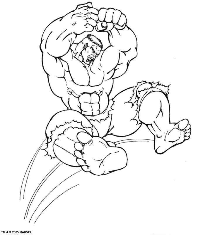 Hulk Coloring Pages