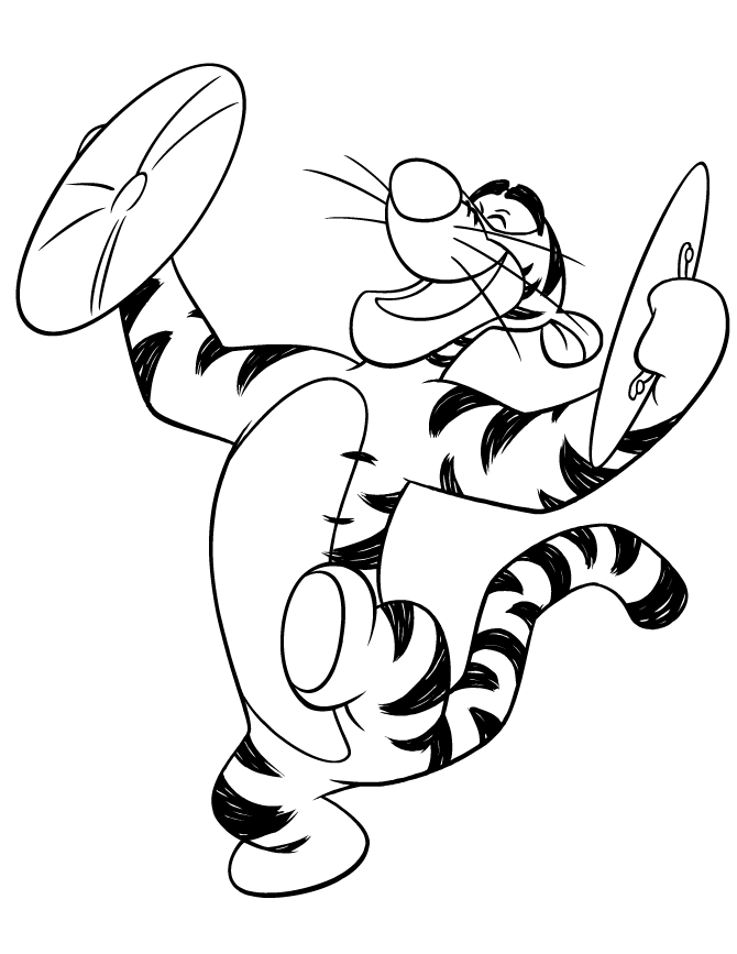 Free Printable Tigger Coloring Pages | HM Coloring Pages | Page 5