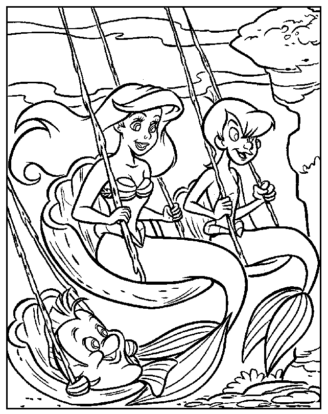 Little Mermaid Coloring Pages