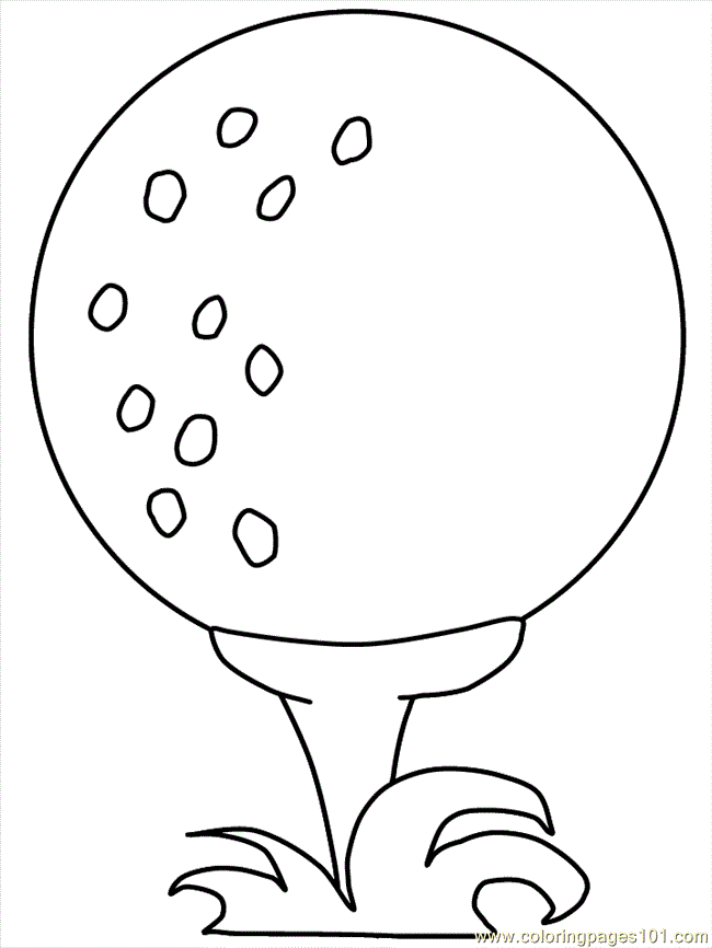 Coloring Pages Golf. (Sports > Golf) - free printable coloring 