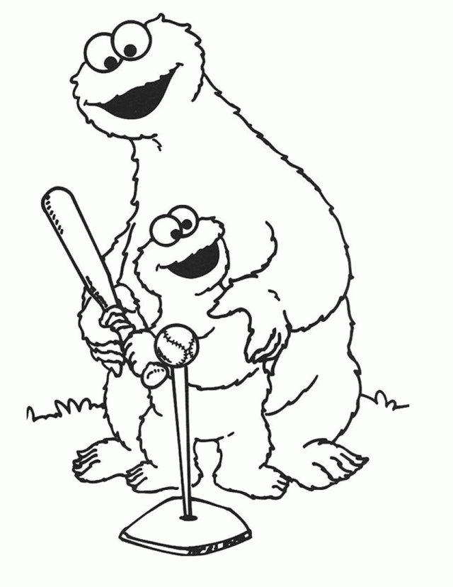 Elmo Coloring Pages Free To Print | Laptopezine.
