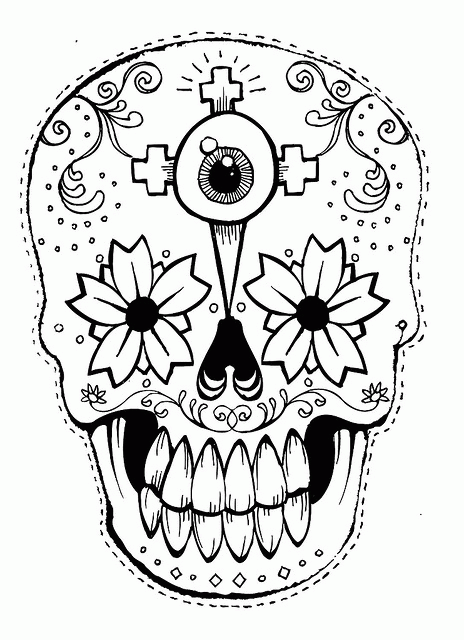 Search Results » Printable Day Of The Dead Masks