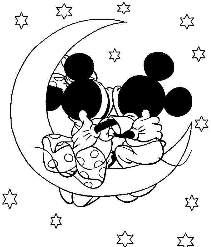 Printable Free Colouring Pages Cartoon Disney Minnie Mouse For 