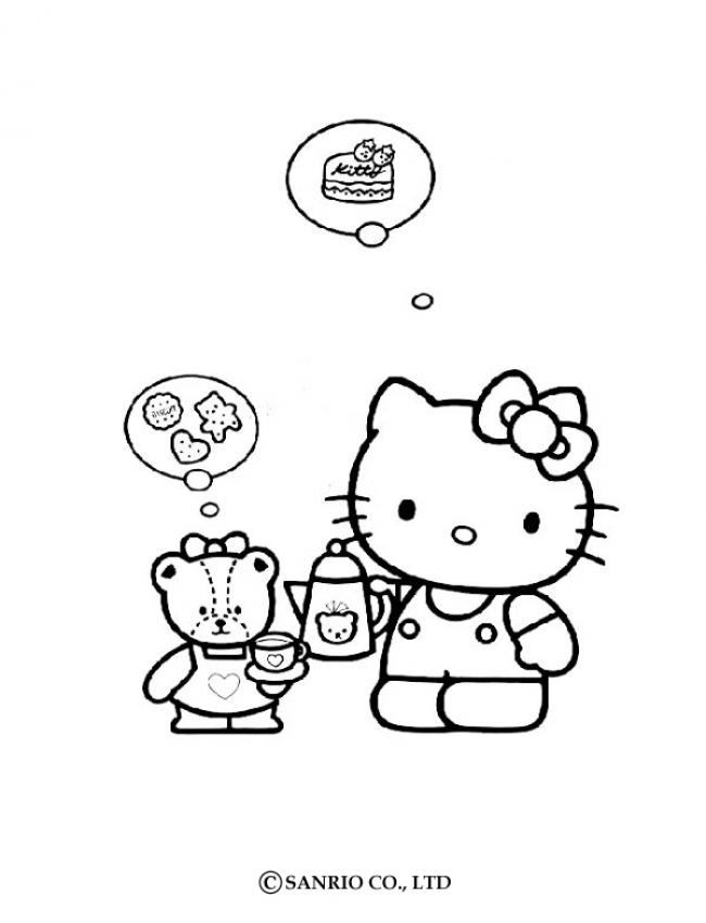 HELLO KITTY coloring pages : 36 online toy dolls printables for girls