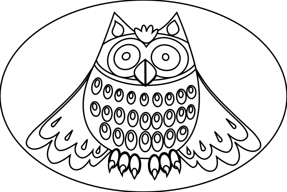 Cartoon Owl Coloring Pages ClipArt Best 84079 Cartoon Owl Coloring 