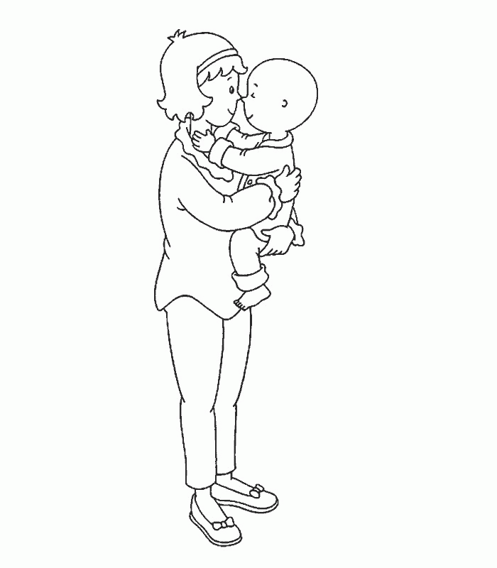 All Caillou Coloring Pages
