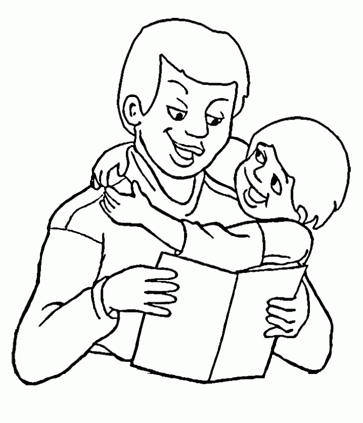 Chicken Little Coloring Pages : Chicken Little Is Reading A Book 