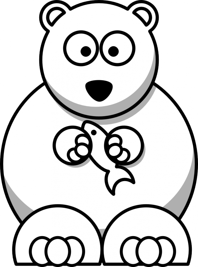 Black And White Images Of Smokey The Bear Grilling Drawing And 