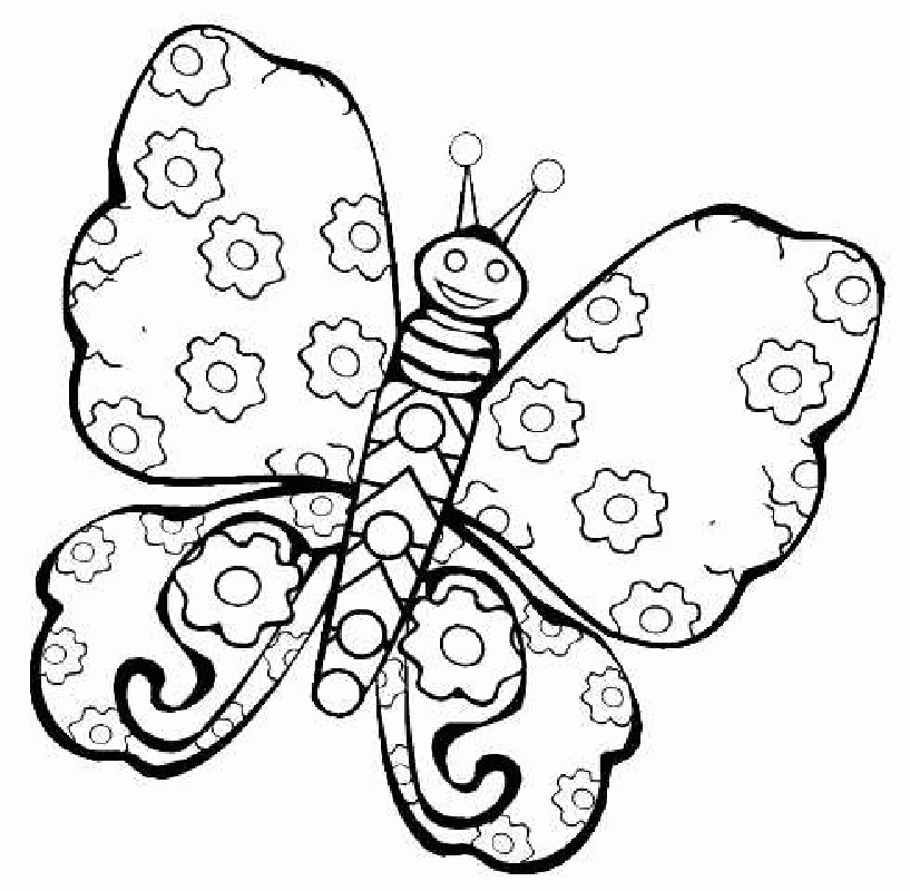 Butterflies | Free Printable Coloring Pages 