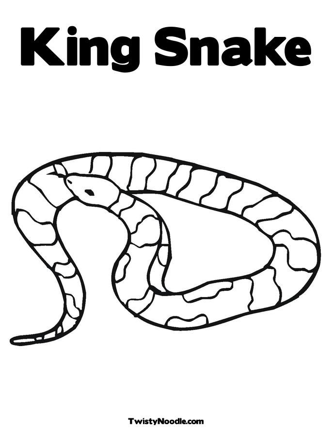 big buigreen snake Colouring Pages