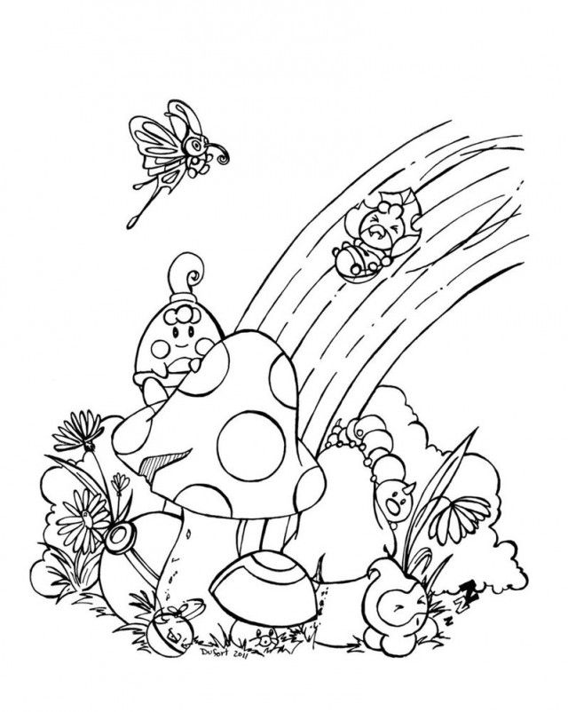 Rainbow Coloring Page Printable Free Coloring Pages For Kids 