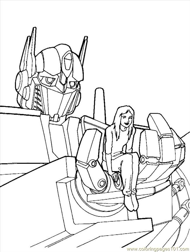 Coloring Pages Transformers (03) (Cartoons > Transformers) - free 