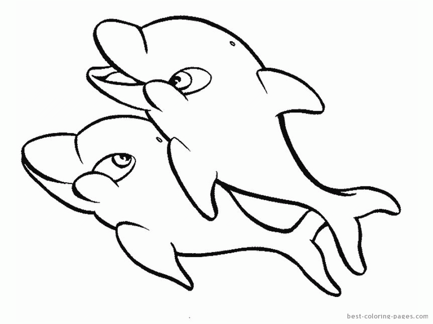Dolphins pictures to print and color | Best Coloring Pages - Free 