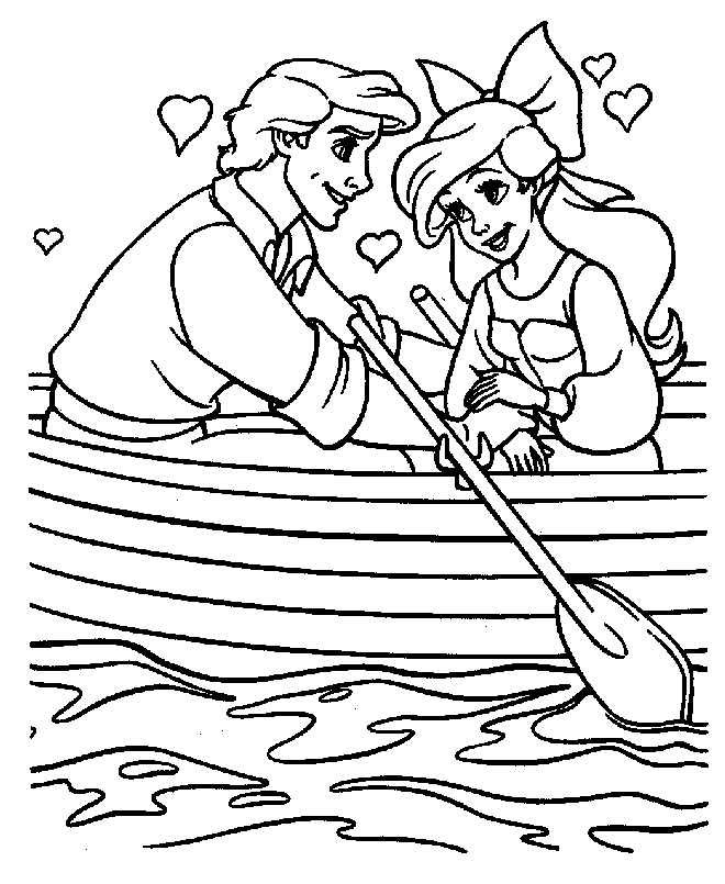Ariel the Little Mermaid coloring page