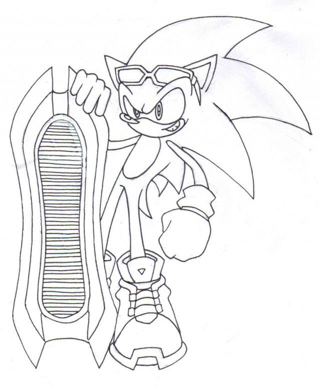Print Awesome Sonic Coloring Pages Download Sonic Hedgehog Free 