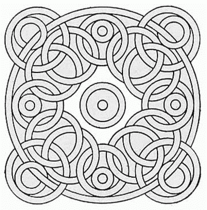 Coloring Pages of Geometrical Pattern | Coloring Pages