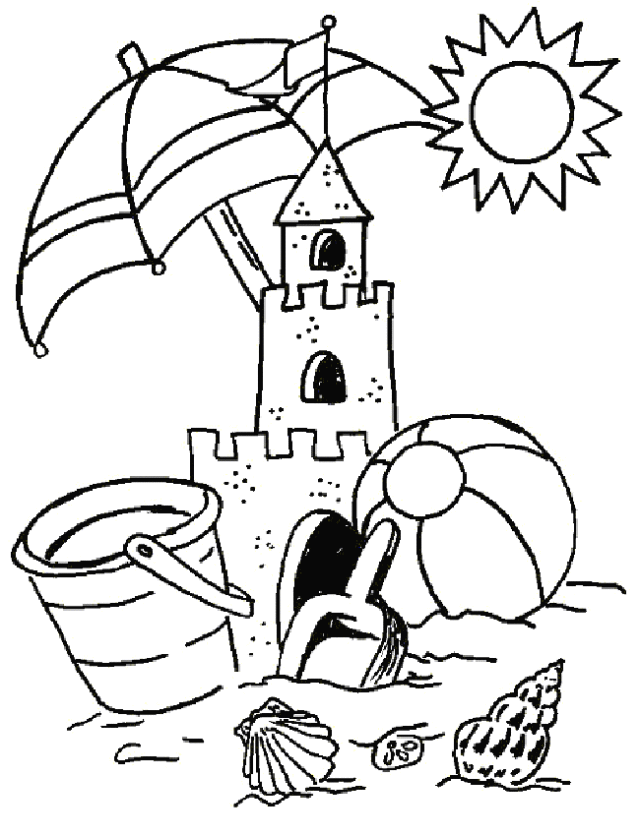 Summer holiday Coloring Pages | coloring pages