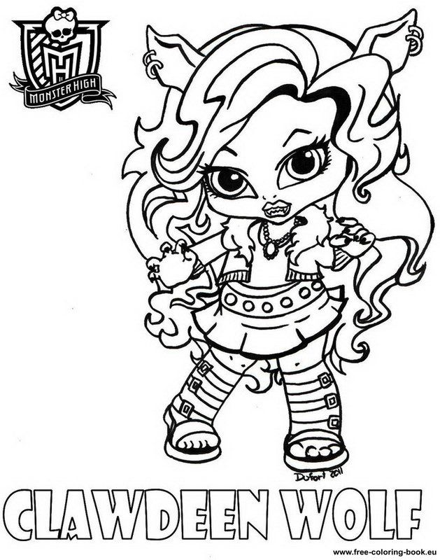 Coloring pages Monster High - Page 2 - Printable Coloring Pages Online