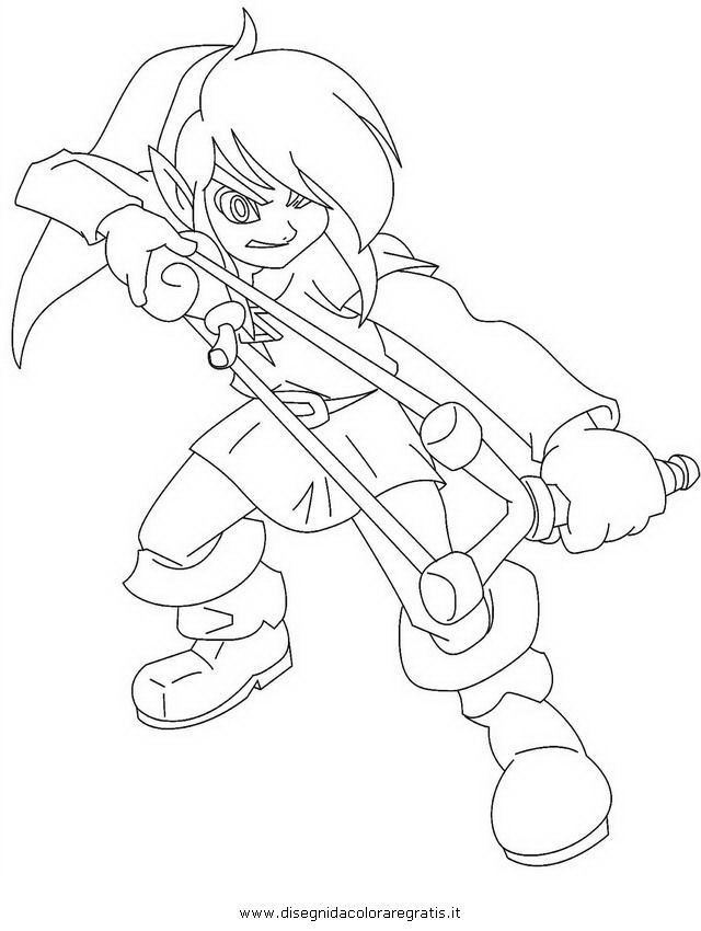 toon zelda Colouring Pages (page 3)